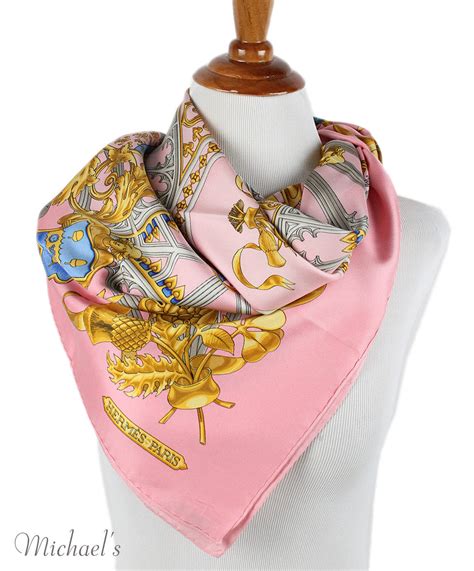 hermes pink silk scarf|Hermes silk scarf price guide.